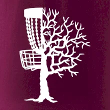 Disc golf pozor strom