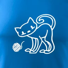 Mačka - Klbko - prsia