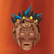 Mayová maska hnedá