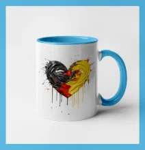 Srdce rozprsknuté - Nemecké farby