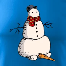 Snehuliak so spadnutým nosom