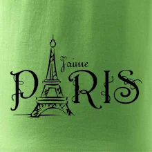 Paris nápis Eiffelovka rovný