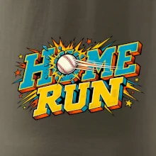 Home run komiksový nápis