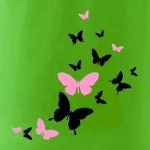 Motýle ružovo čierni Motýle ružovo čierni