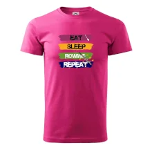 Eat sleep rowing repeat farebné Eat sleep rowing repeat farebné