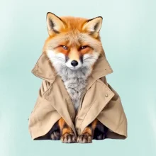 Líška v kabáte