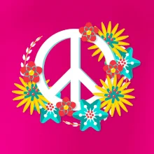 Peace symbol abstraktný