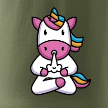 Yoga fučiaci jednorožec