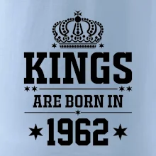 Kings are born in 1962