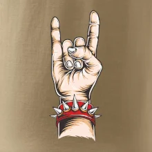 Rocková ruka s náramkom