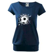 Futbalová lopta v triku Futbalová lopta v triku