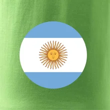 Argentína vlajka guľatá