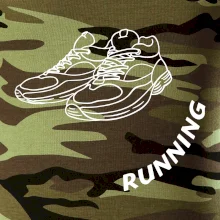 Running nápis šikmo