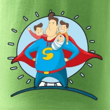 Táta superman - kluk, kluk a dítě