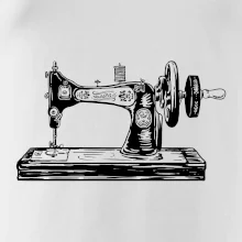 Šijací stroj - starý kreslený