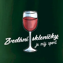 Zdvíhanie pohára je môj šport