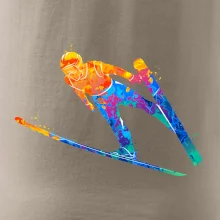 Skokan na lyžiach splash