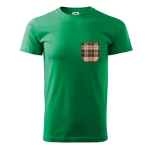 Flanelové triko hnědé