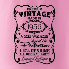 Vintage Etiketa - 1956