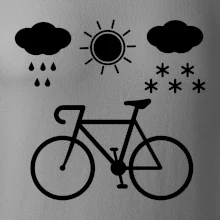 Cyklista za každého počasia