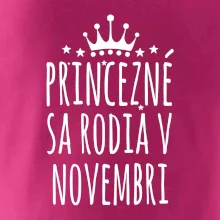 Princezné sa rodia v novembri Princezné sa rodia v novembri