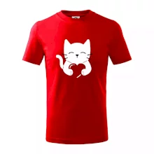 Mačka drží srdce Mačka drží srdce