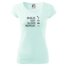 Build eat sleep repeat - montážna pena