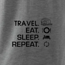 Eat sleep travel - Malý príves Eat sleep travel - Malý príves
