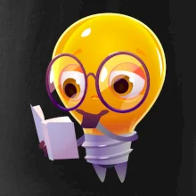 Žiarovka premýšľa nad knihou