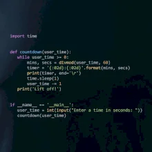 Python Odpočet času Python Odpočet času