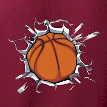 Basketbal lopta v triku