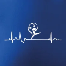 EKG moderná gymnastika stuha