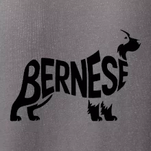 Bernese Mountain Dog nápis v tele