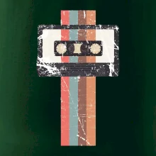 Retro kazeta - pruhy Retro kazeta - pruhy