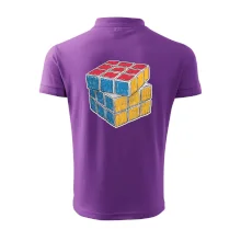 Rubikova kocka kreslená