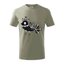 Vtáčik čiernobiely folklór