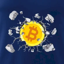 Bitcoin v tričku Bitcoin v tričku