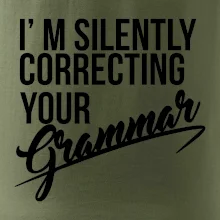 Correcting grammar