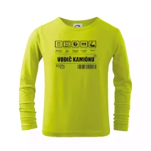 Čiarový kód - Vodič kamiónu Čiarový kód - Vodič kamiónu