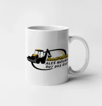 Bagrista v kruhu - vlastný nápis