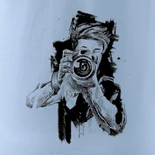 Fotograf kreslený ceruzkou