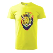 Hlava leva kreslená jednoduchá