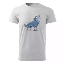 Parové tričko - Vlk a mesiac