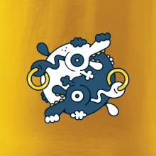 Yin & Yang abstraktné psy Yin & Yang abstraktné psy