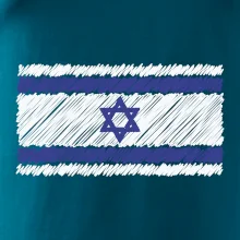 Vlajka Izrael kreslená Vlajka Izrael kreslená