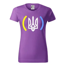 Ukrajina trojzubec s farbami Ukrajina trojzubec s farbami