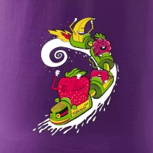 Milkshake vlak kreslený