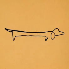 Jazvečík - kreslený