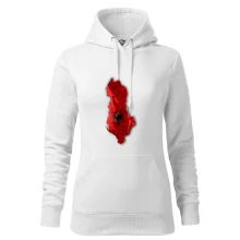 Mapa Albánsko reliéf hôr