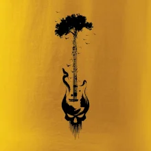 Gitara strom a lebka